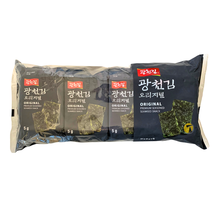Kwangcheon Seasoned Nori - 8 x 5g Packets
