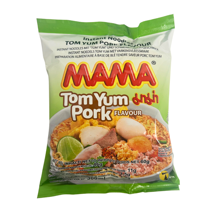 Mama Tom Yum Pork Flavour Instant Noodle - 60g