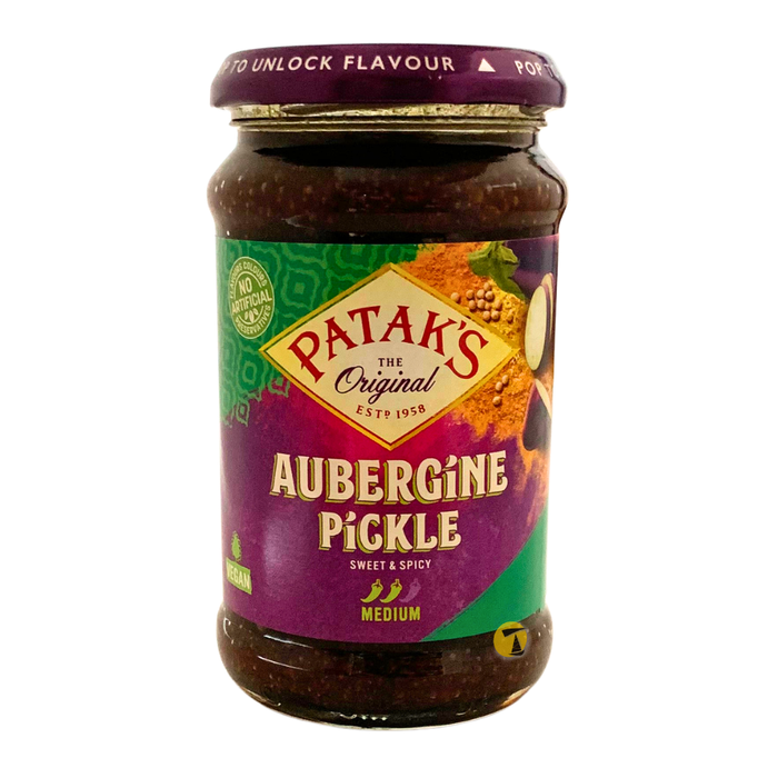Patak's Aubergine Pickle (Medium) - 312g