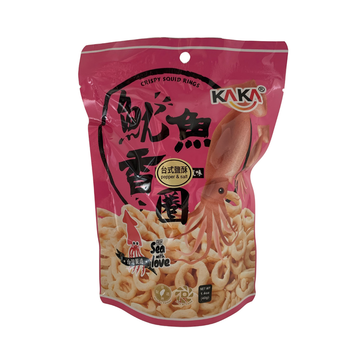 Kaka BBQ Ring Chips Taiwanese-Style Salt And Pepper Flavour - 40g