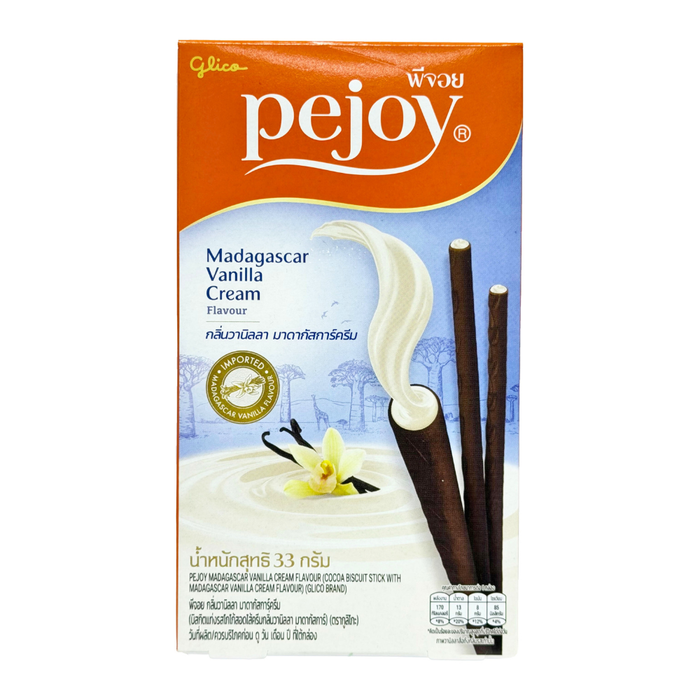 Glico Pejoy Sticks Madagascar Vanilla Cream Flavour - 39g