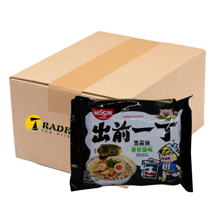 Nissin Instant Noodles - Black Garlic Oil Tonkotsu Flavour - 30 Packets