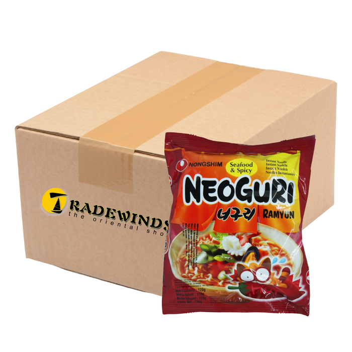 Nong Shim Neoguri Ramyun - Seafood & Spicy - 20 Packets