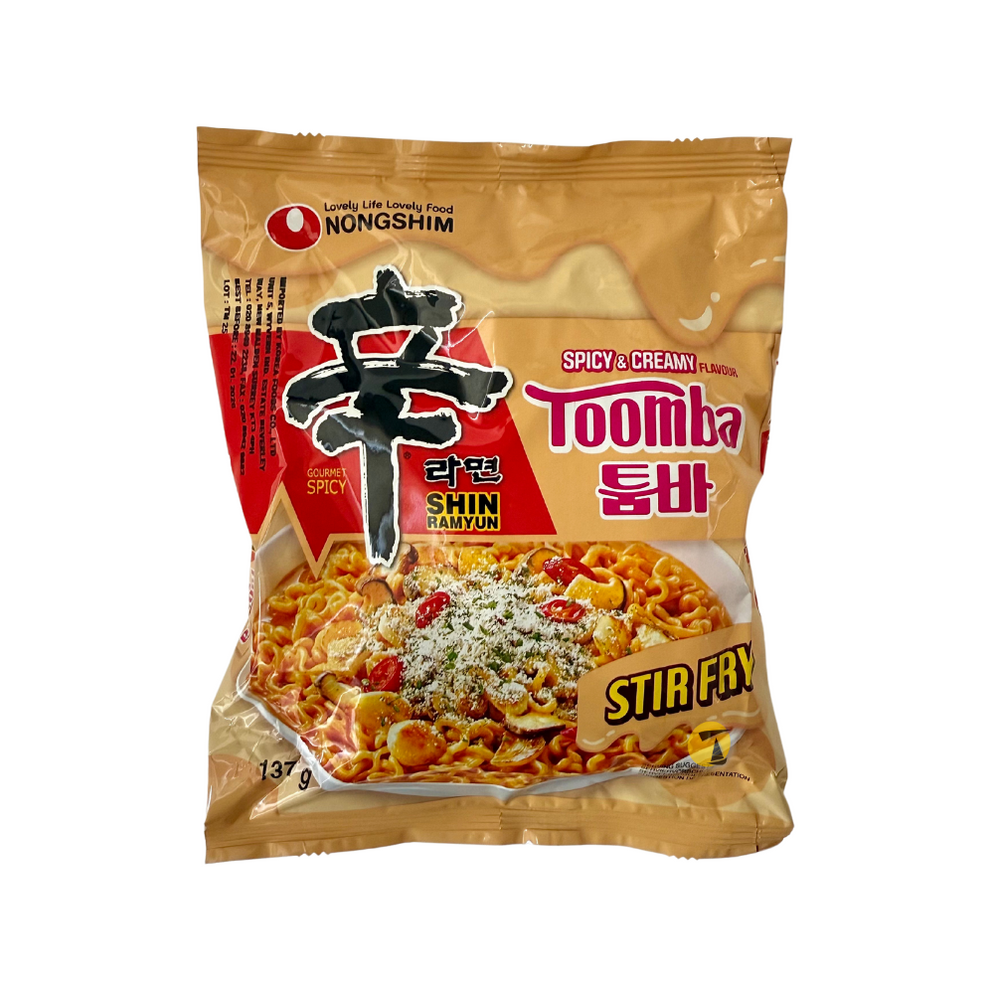 Nong Shim TOOMBA Spicy Creamy Flavour Stir Fry Noodles 137g nong-shim-toomba-spicy-creamy-flavour-stir-fry-noodles-137g