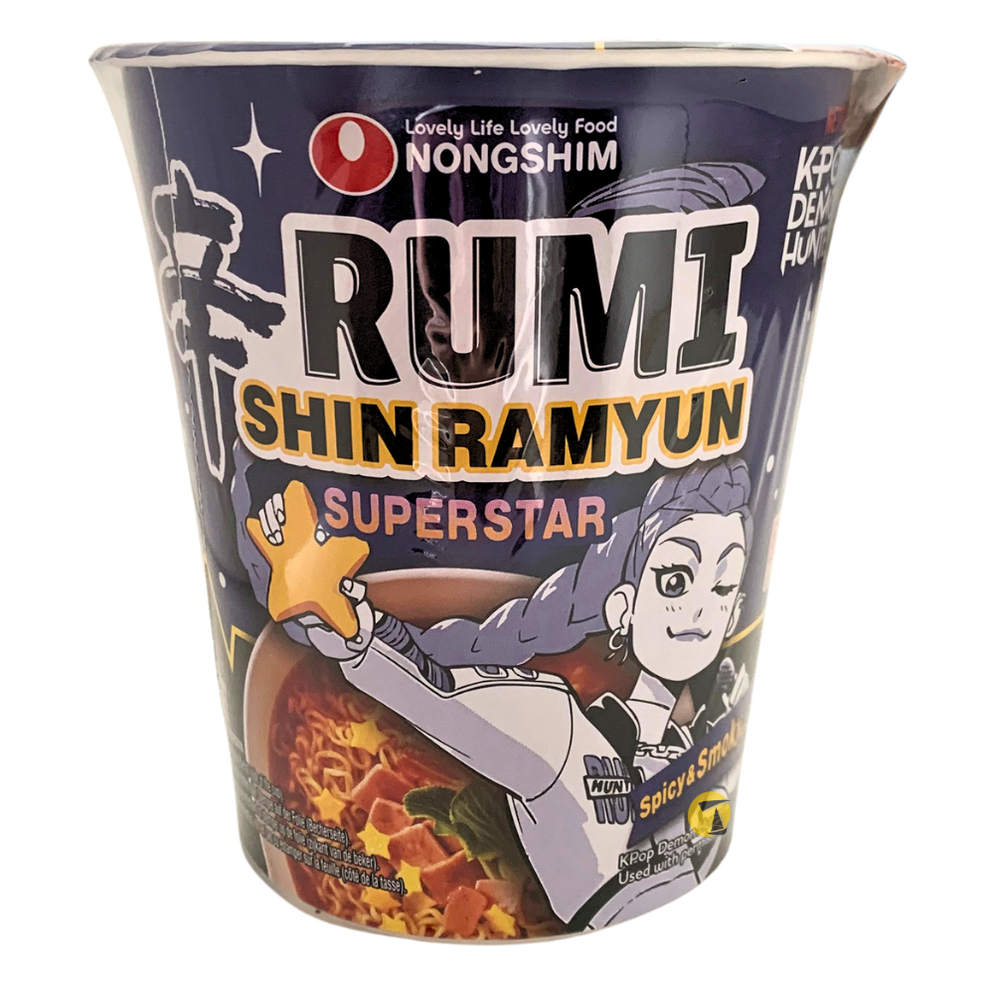 Nong Shim K-pop Demon Hunters Rumi Shin Ramyun Superstar Cup Noodle ...