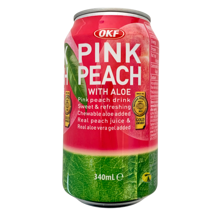 OKF Pink Peach with Aloe Drink - 340ml