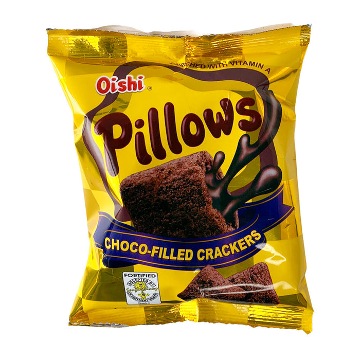 Oishi Pillows Choco Filled Crackers - 38g