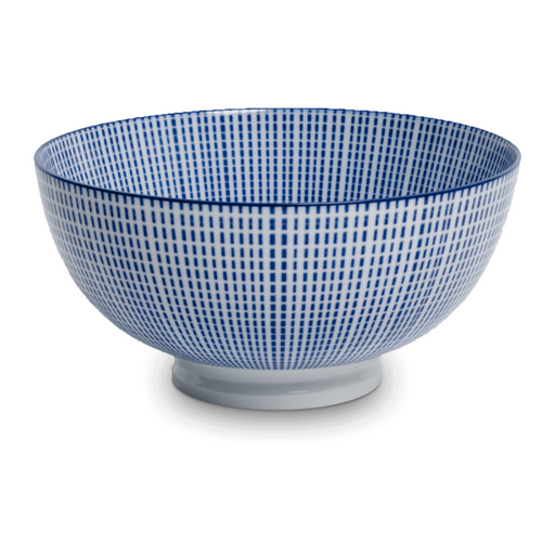 Oriental Tokusa Blue & White Bowl - Ø15cm