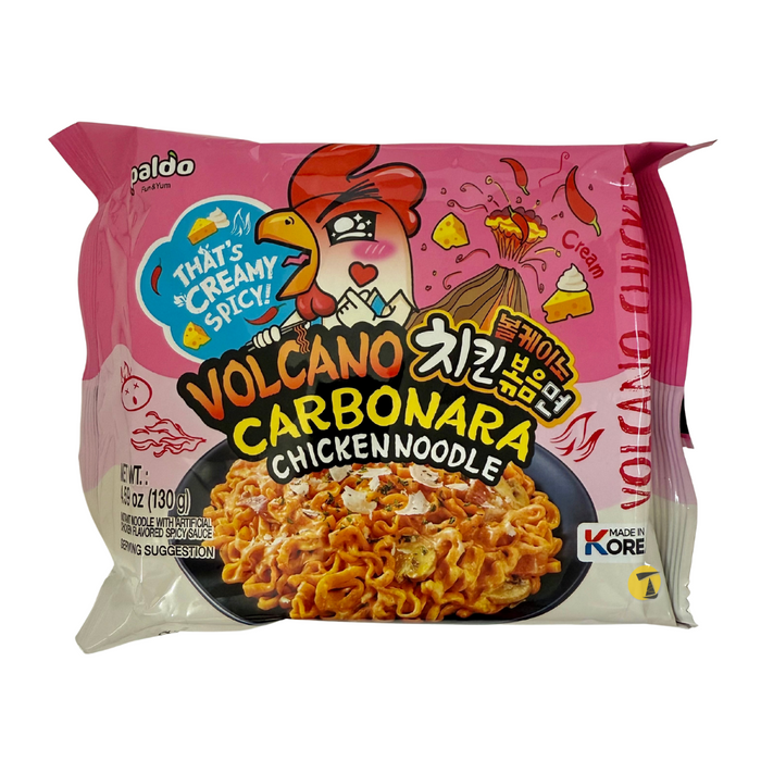 Paldo Volcano Carbonara Chicken Noodle - 130g