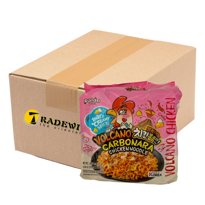 Paldo Volcano Carbonara Chicken Noodle - 32x130g