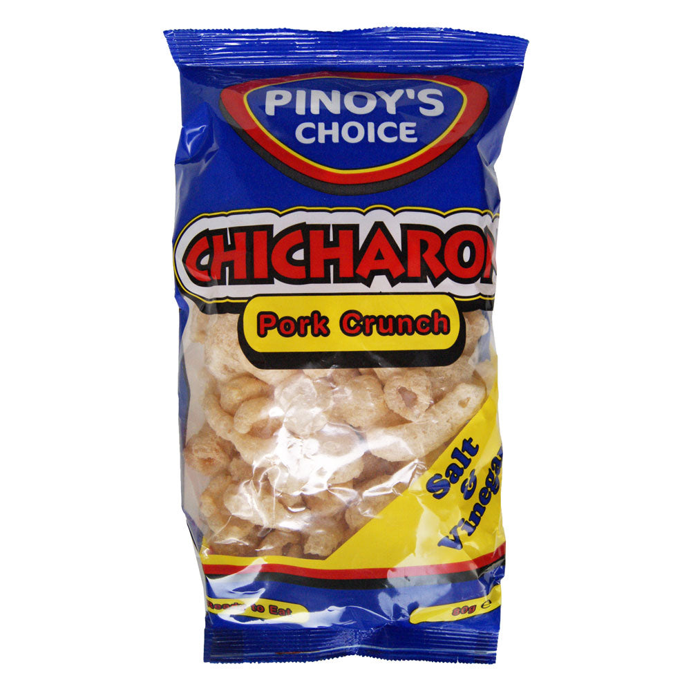 Pinoy's Choice Chicharon Pork Crunch Snack - Salt & Vinegar - 25x80g ...