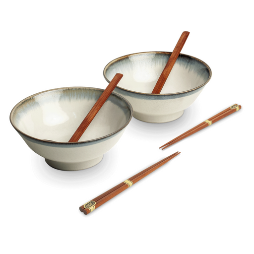 Ramen Bowl with Chopsticks & Spoon - Set of 2 - Aurora