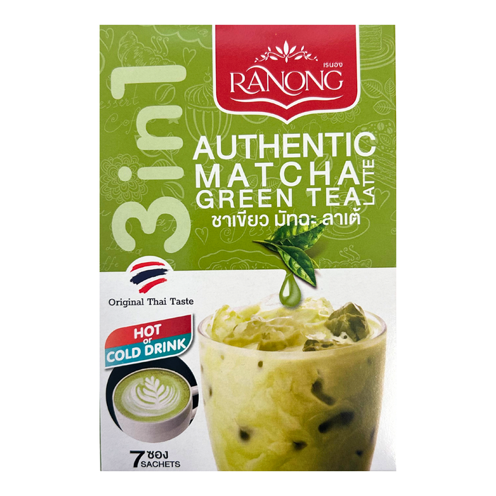 Ranong Authentic Matcha Green Tea Latte (7 sachets) - 161g