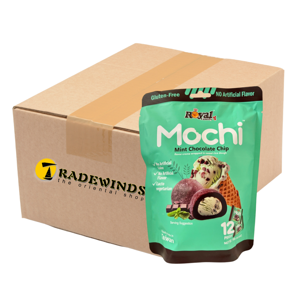 Royal Family Mint Chocolate Chip Mochi - 12x180g — Tradewinds