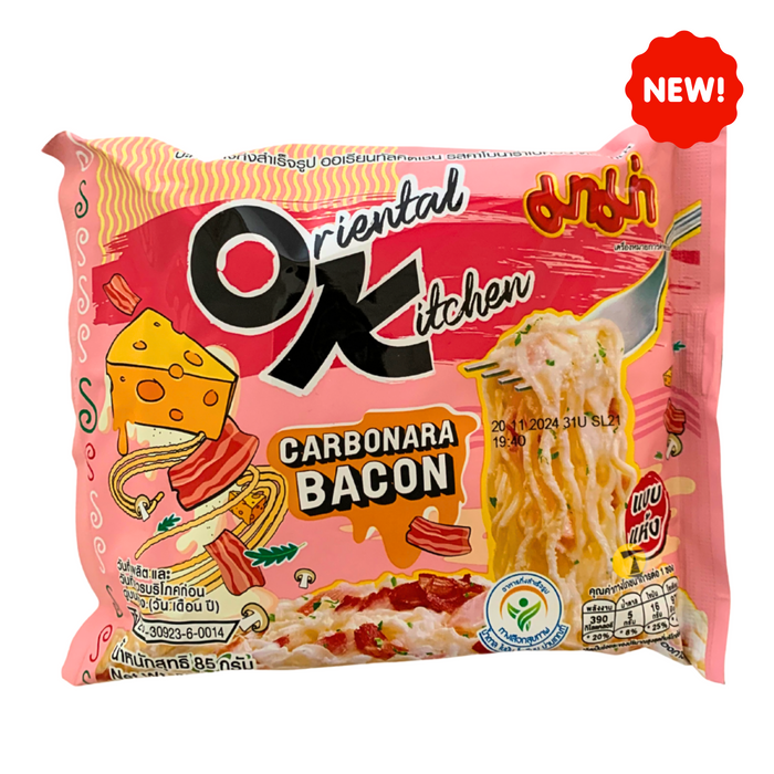 Mama Oriental Kitchen Carbonara Bacon Instant Noodles - 85g