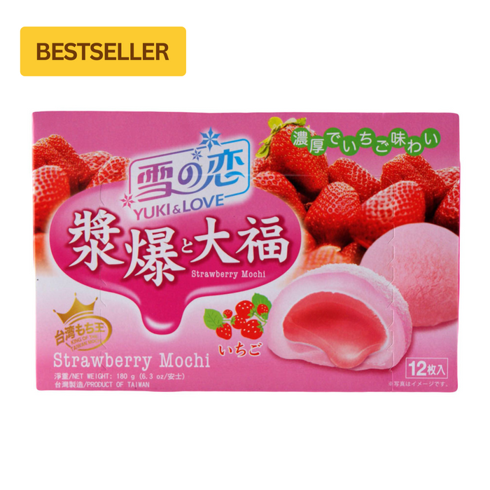 Yuki & Love Strawberry Mochi - 180g