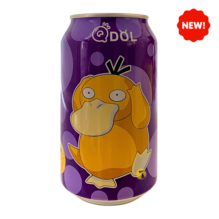 Qdol Pokemon Sparkling Water -  Grape Flavour - 330ml