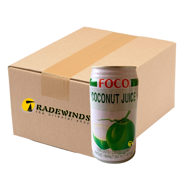 Foco Coconut Juice with Pulp - 12x350ml