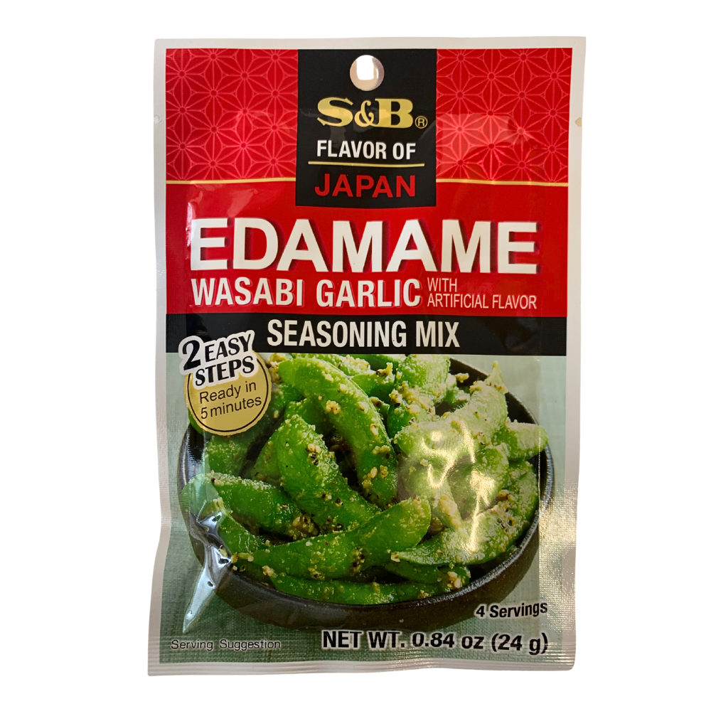 S&B Edamame Wasabi Garlic Seasoning Mix - 24g — Tradewinds Oriental Shop