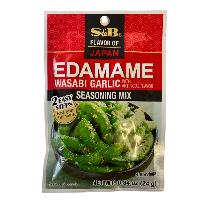 S&B Edamame Wasabi Garlic Seasoning Mix - 24g