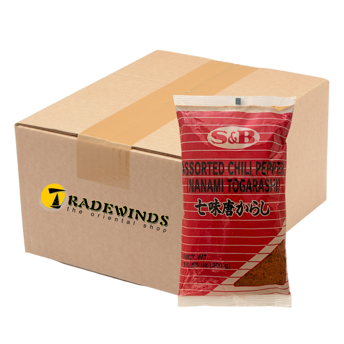S&B Assorted Chilli Pepper (Nanami Togarashi) - 30x300g