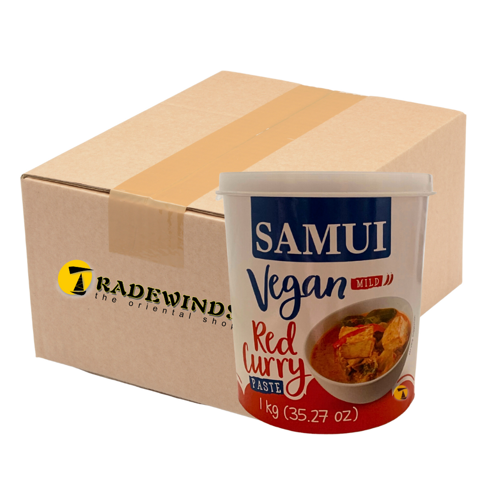 Samui Vegan Thai Red Curry Paste - 12x1kg — Tradewinds Oriental Shop