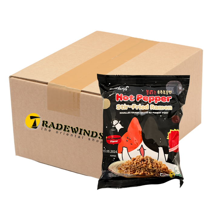 Samyang Hot Pepper Stir Fried Ramen - 8x(5x120g) - BB: 15/05/2024