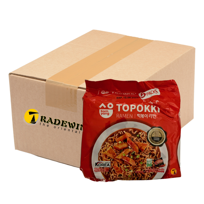 Samyang Topokki Ramen Noodles - 8x(5x80g)