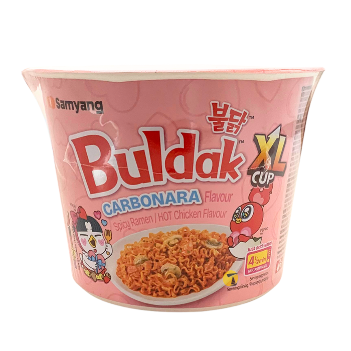 Samyang Buldak Carbonara Hot Chicken XL Bowl Ramen Noodles - 135g
