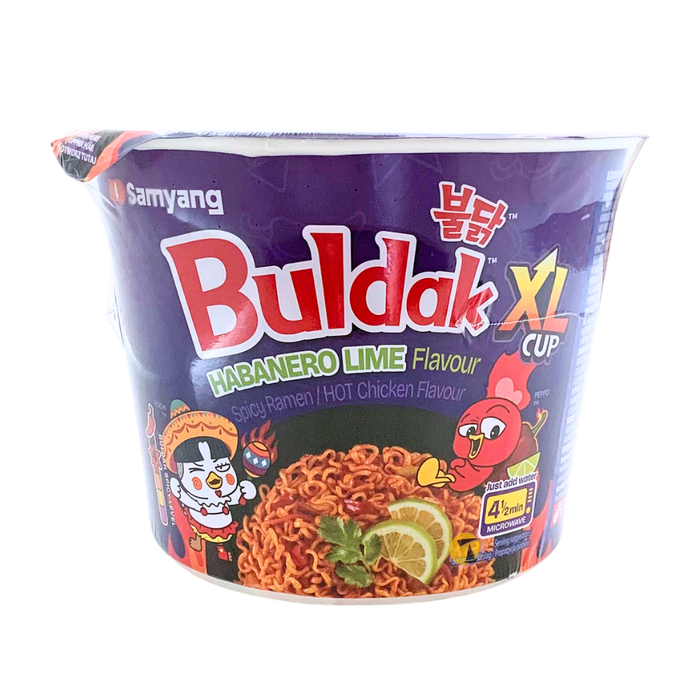 Samyang Buldak Habanero Lime Hot Chicken XL Bowl Ramen Noodles- 135g