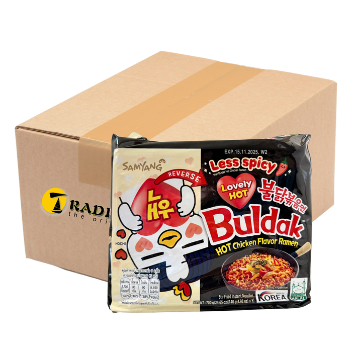 Samyang Buldak Hot Chicken Lovely Hot Flavour Ramen - 40x140g