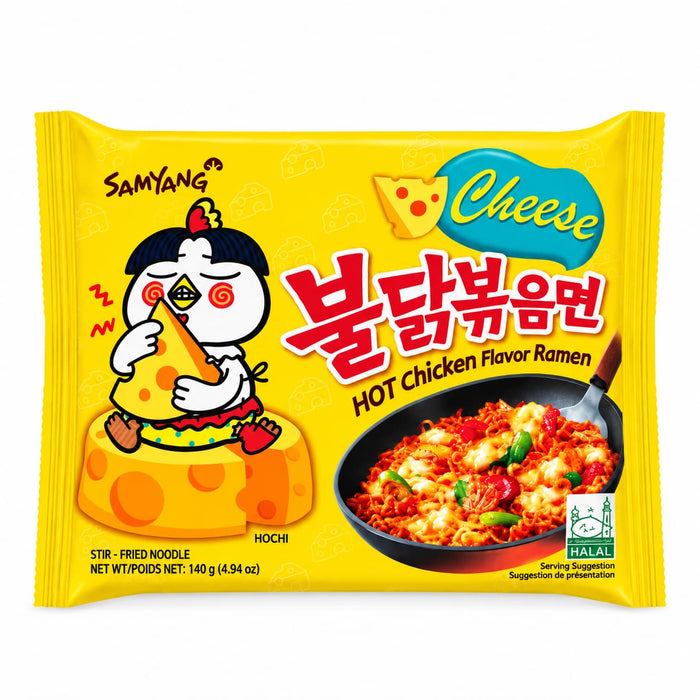 Samyang Cheese Flavour Hot Chicken Ramen - 140g