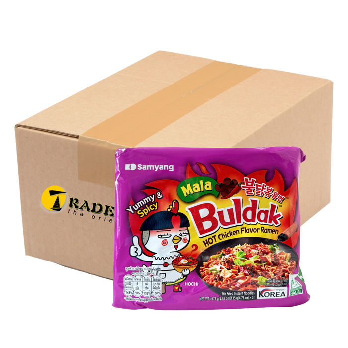Samyang Hot Chicken Flavour Ramen Mala Buldak - 40x135g