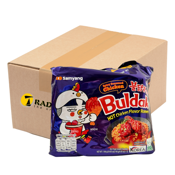 Samyang Spicy Seasoned Hot Chicken Flavour Ramen - 40x140g