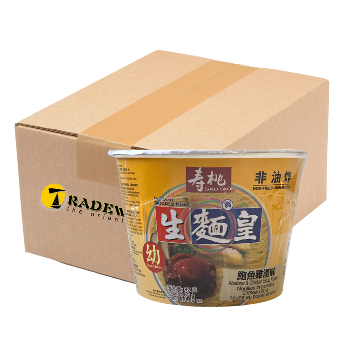 Sau Tao Instant Noodle King - Abalone & Chicken Soup Flavour - 12x82g