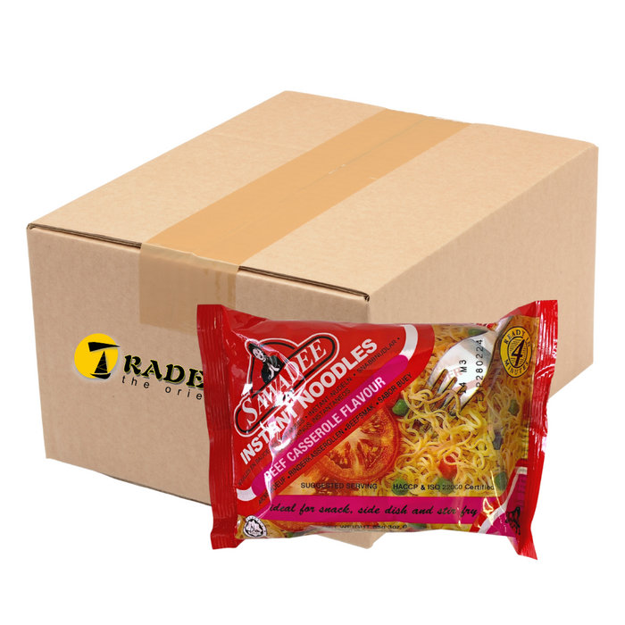 Sawadee Indian Beef Caserole Flavour Instant Noodles - 30x85g