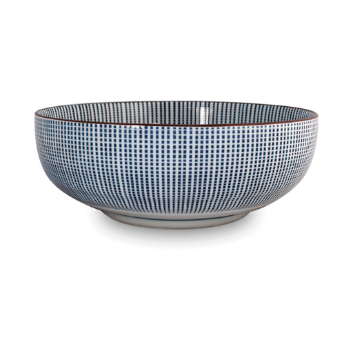 Sendan Tokusa Blue & White Bowl - Ø17.5cm