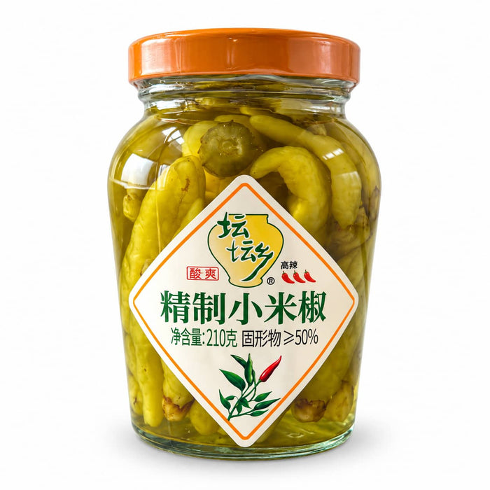 Tan Tan Xiang Pickled Whole Millet Chilli - 210g BB: 08/11/2026