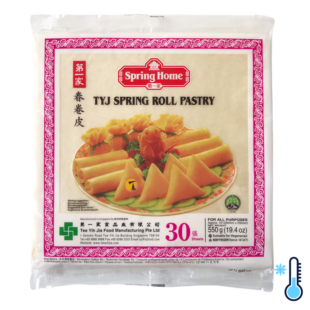 Spring Home Tyj Spring Roll Pastry 10 30 Sheets 550g [frozen