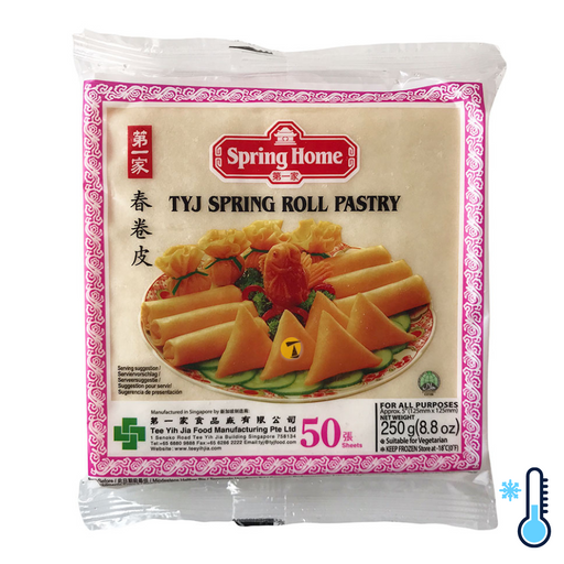 Spring Home TYJ Spring Roll Pastry 5" (50 Sheets) - 250g [FROZEN]
