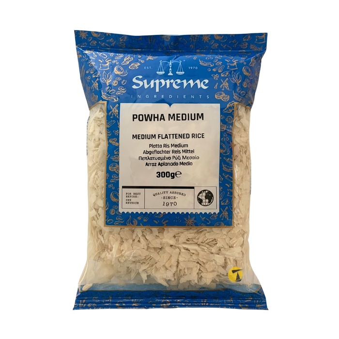 Supreme Poha Medium (Flattened Rice) - 300g