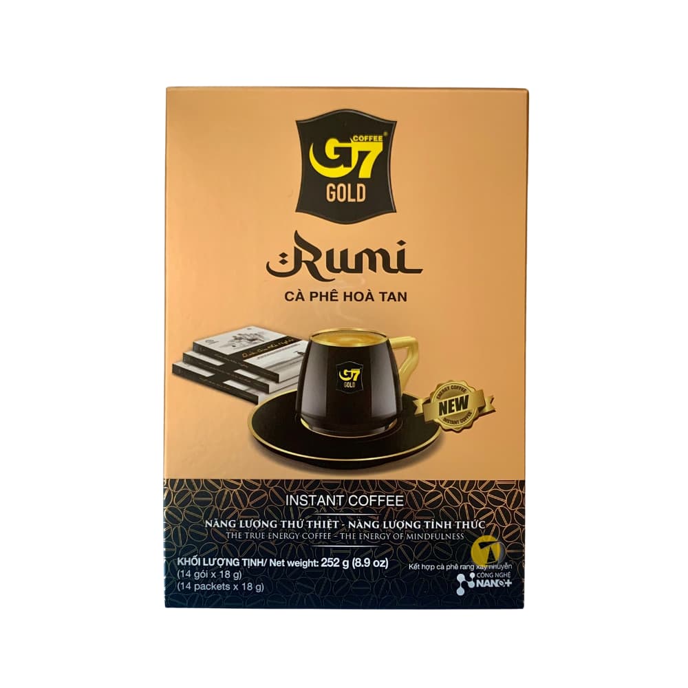 Trung Nguyen G7 Gold Instant Coffee Rumi (14 pkt) - 252g — Tradewinds ...