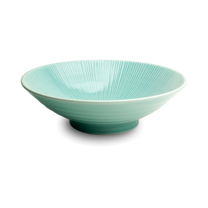 Turquoise Ceramic Bowl - Ø24.5cm