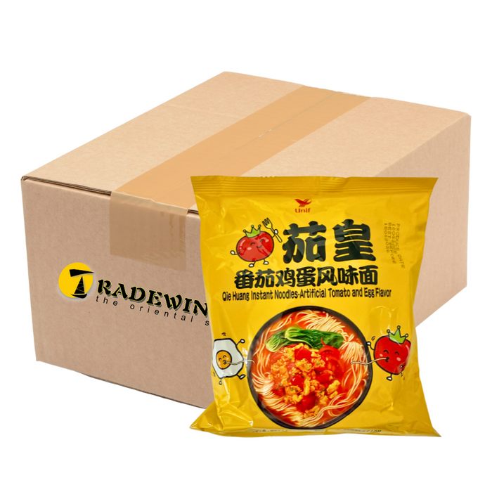 Unif Tomato & Egg Flavour Noodles - 24x122g