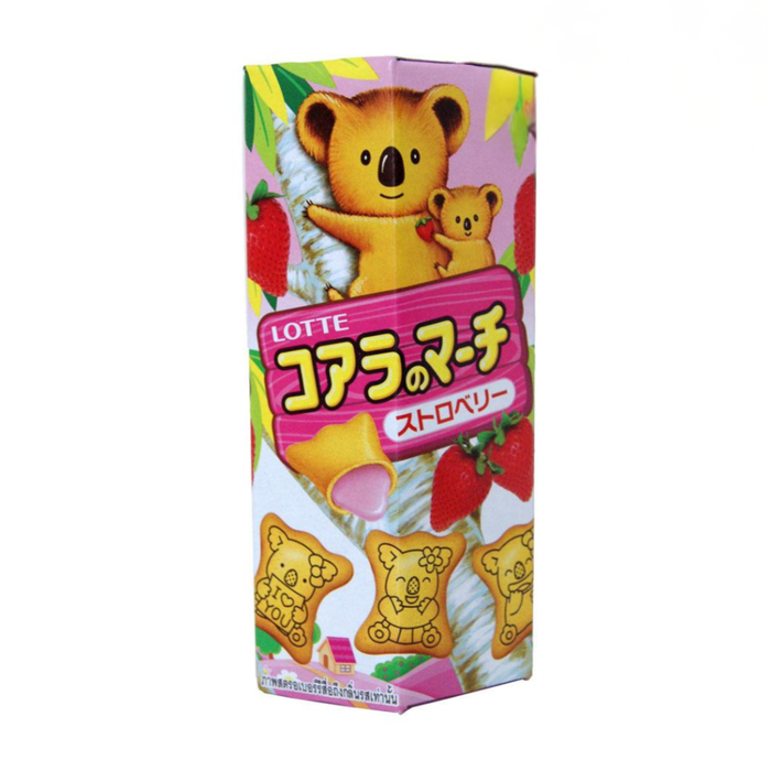 Lotte Koala's March Biscuit Strawberry Flavour - 37g