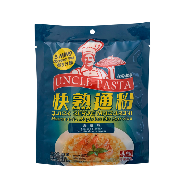 Uncle Pasta Quick Serve Macaroni Seafood Flavour - 88g