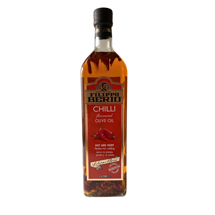 Filippo Berio Chilli Flavoured Olive Oil - 1L