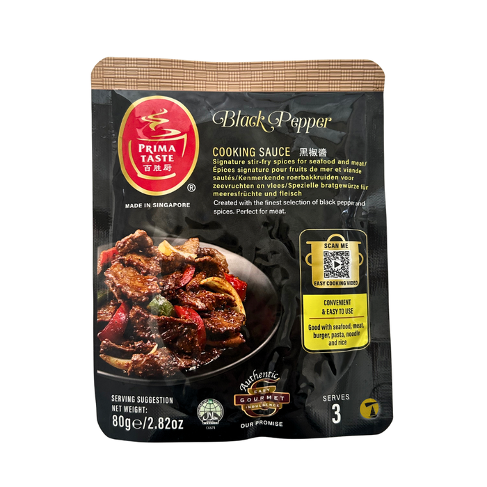 Prima Taste Black Pepper Cooking Sauce - 80g