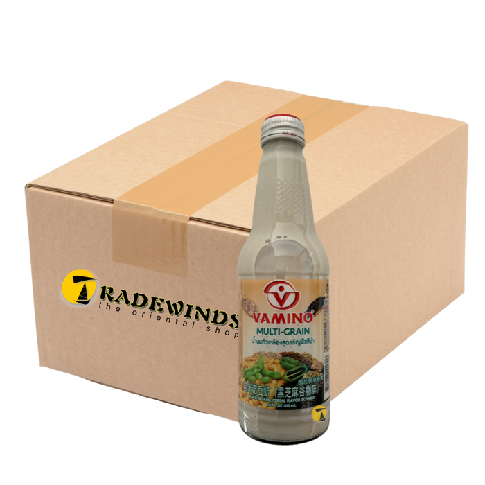 Vamino Multi-Grain Soy Drink - Black Sesame Flavour - 24x300ml