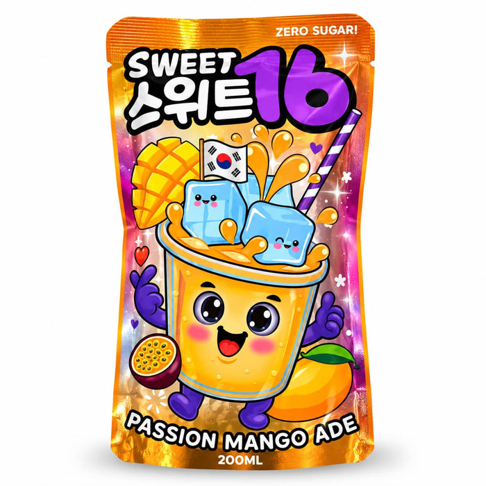 Sweet 16 Passion Mango Ade [No Sugar] - 200ml